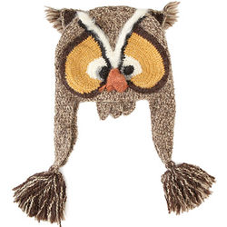 Hand Crocheted Owl Hat
