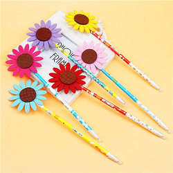 12 Sun Flower Gel Pens