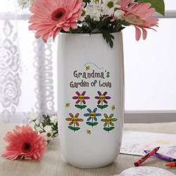 Garden of Love Personalized Vase