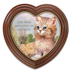 Cats Leave Paw Prints On Our Hearts Wall Decor