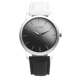 Made in the Shade Black and White Retro Wristwatch