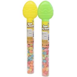 2 Warheads Easter Sour Jelly Bean Tubes