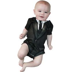 Baby Business Attire Snapsuit