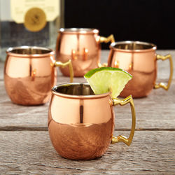 Copper Moscow Mule Shot Glasses