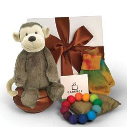 Baby's Organic Monkey Gift Box