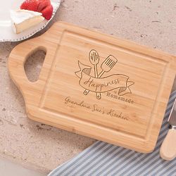 Personalized Happiness is Homemade Cutting Board