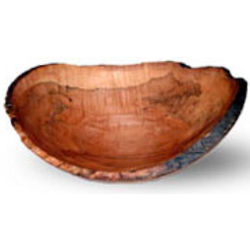 15 Inch Spaulted Maple Wood Bowl