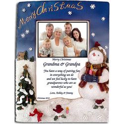 Snowman Frame Personalized for Grandparents
