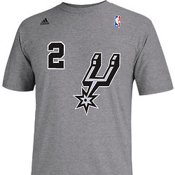 Men's San Antonio Spurs Kawhi Leonard Name and Number T-Shirt