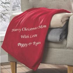 Large Personalized Throw Blanket