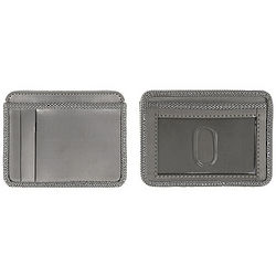 Stainless Steel Wallet with ID Window
