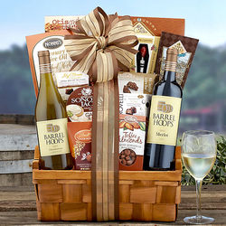 Barrel Hoops Wine Company Gift Basket