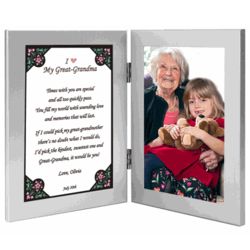 Personalized Picture Frame and Poem for Great-Grandmothers