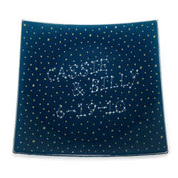 Personalized Written in the Stars Glass Platter
