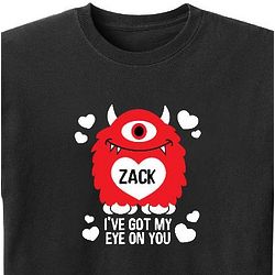 Personalized One Eyed Monster Youth T-Shirt