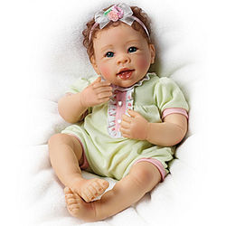 Raspberry Kisses Touch-Activated Baby Doll