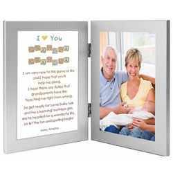 I Love You Grandma & Grandpa Personalized Framed Poem