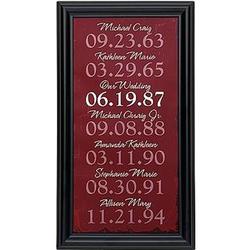 What a Difference a Day Makes Personalized Framed Print