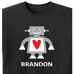 Personalized Robot Youth T-Shirt