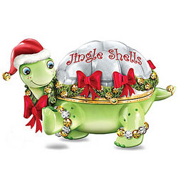Jingle Shells Turtle Holiday Music Box