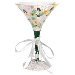 Bridal Bouquet Martini Glass