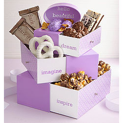 Sweet Notes Spring Chocolates Gift Tower