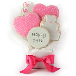 Personalized Wedding Cookie Bouquet