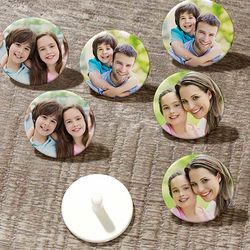Personalized Golf Ball Markers with 3 Custom Photos
