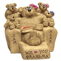 Personalized Kids Love Maw Maw Bears on Recliner