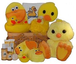 Lucky Ducky Baby Spa Gift Basket