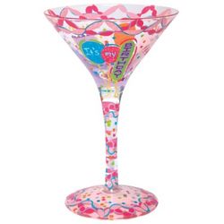 It's My Birthday Martini Glass