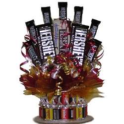 All Hershey Brand Candy Bouquet