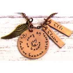 Hand Stamped Personalized Sister in Law Necklace