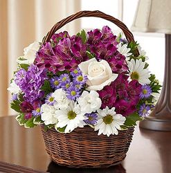 Peace, Prayers & Blessings Lavender & White Bouquet