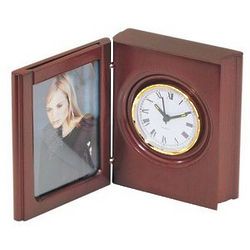 Wooden Framed Book Clock