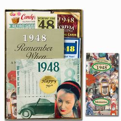 1948 Time Capsule - 70th Birthday Gift Basket