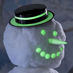 Glow Snowman and Paint Kit