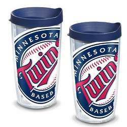 2 Minnesota Twins Colossal 16 Oz. Tervis Tumblers with Lids