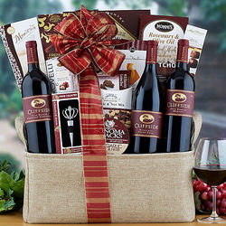 Cliffside Red Wine Trio Gift Basket