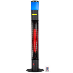 Halogen Electric Patio Heater with Bluetooth Speaker