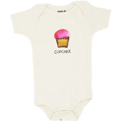 Cupcake Short Sleeve Organic Cotton BodySuit