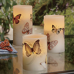Butterfly LED Outdoor Candles
