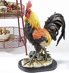 Super-Sized Rooster Statue