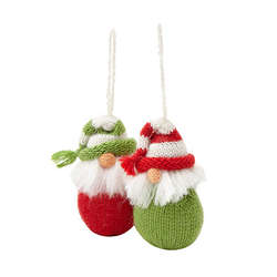 Brushed Beard Gnome Ornaments