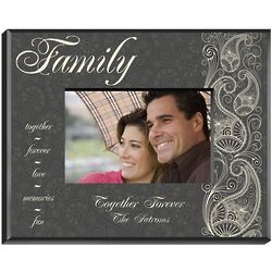 Personalized Family Pretty Paisley Picture Frame