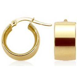 Petite Hoop Earrings in 14k Yellow Gold