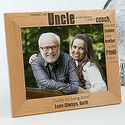 Special Uncle Personalized 8x10 Frame