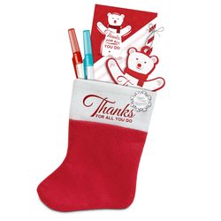 Thanks for All You Do Appreciation Stuffed Stocking Gift Set