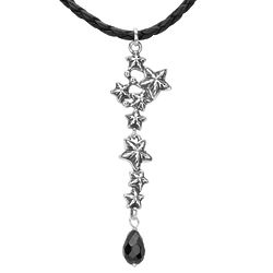 Black Agate Star Necklace