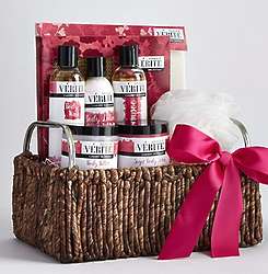 Soothing Cherry Blossom Spa Gift Basket